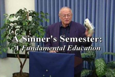 Ron Miller Sinner's Semester Talk